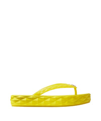 Sandales plates Diamond - Soft Yellow