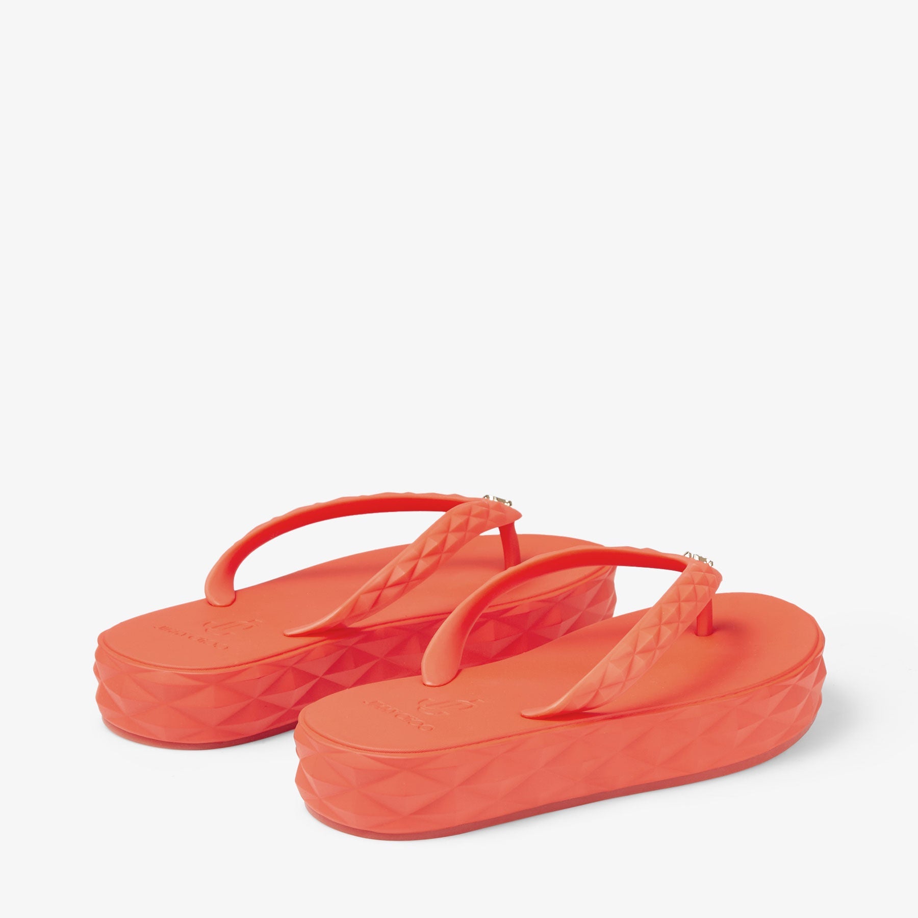 Tongs Diamond en caoutchouc - Paprika