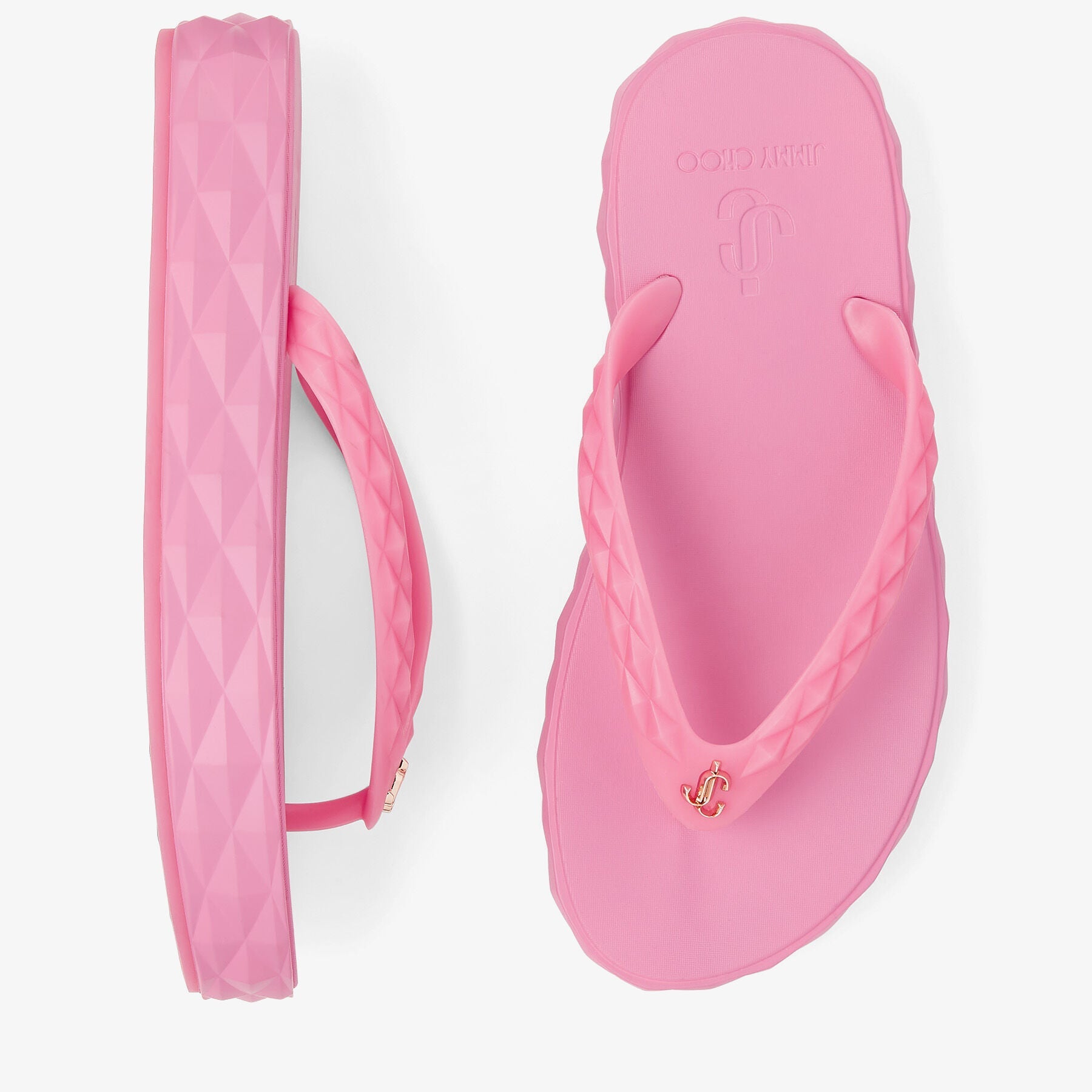 Sandales plates Diamond - Candy Pink