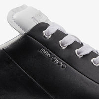 Diamond low leather trainers - Black