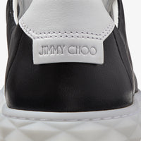Diamond low leather trainers - Black