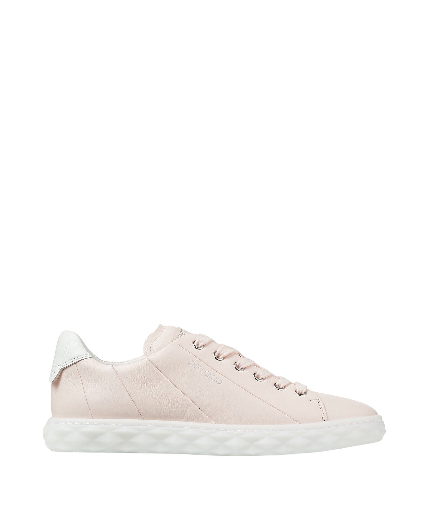 Diamond leather trainers - Powder Pink & White