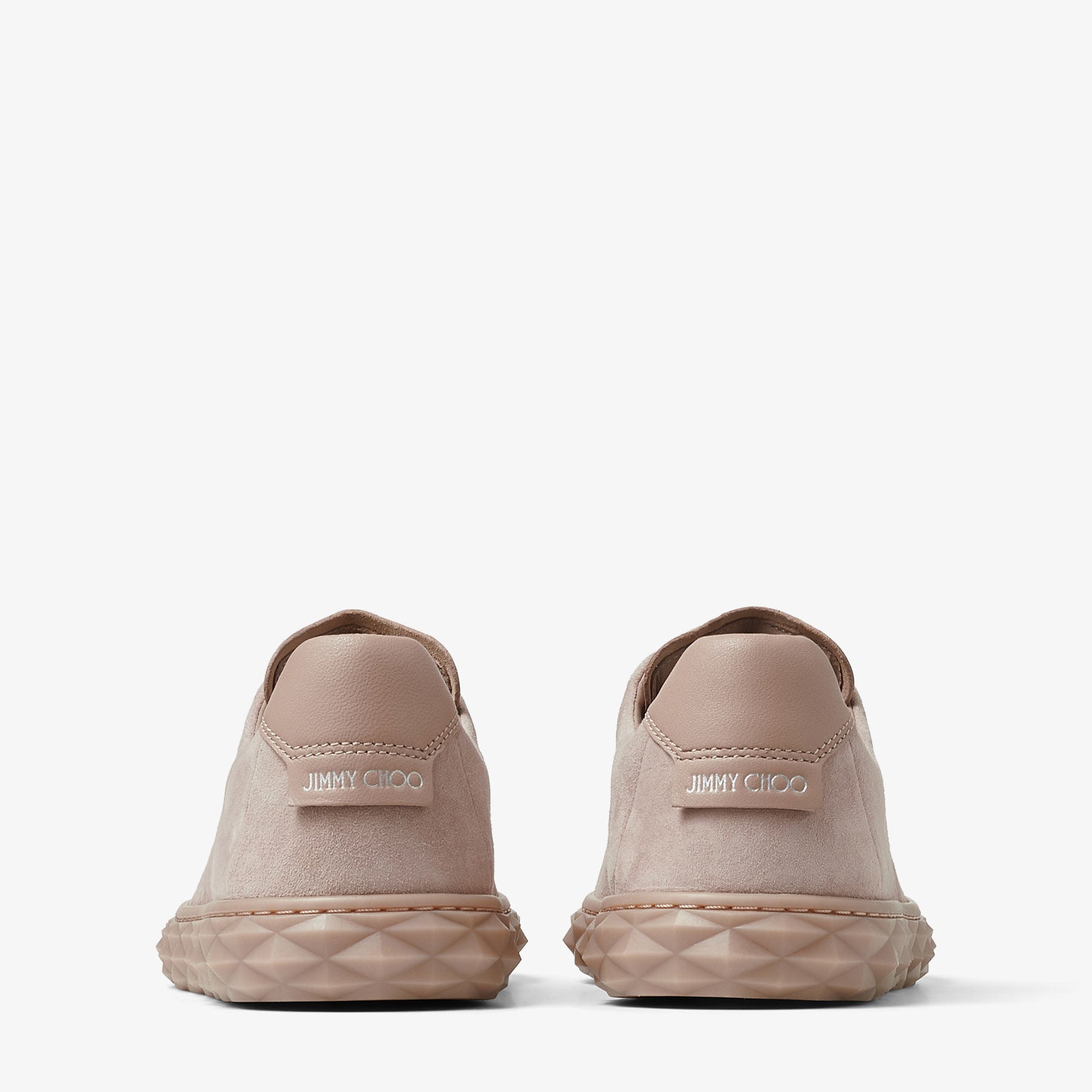 Diamond suede pearl trainers - Ballet Pink & Ballet Pink
