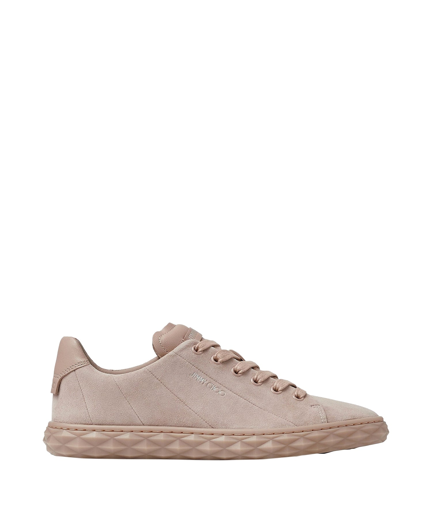 Diamond suede pearl trainers - Ballet Pink & Ballet Pink