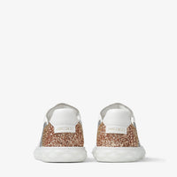 Sneakers Diamond à paillettes en cuir - White & Gold Mix