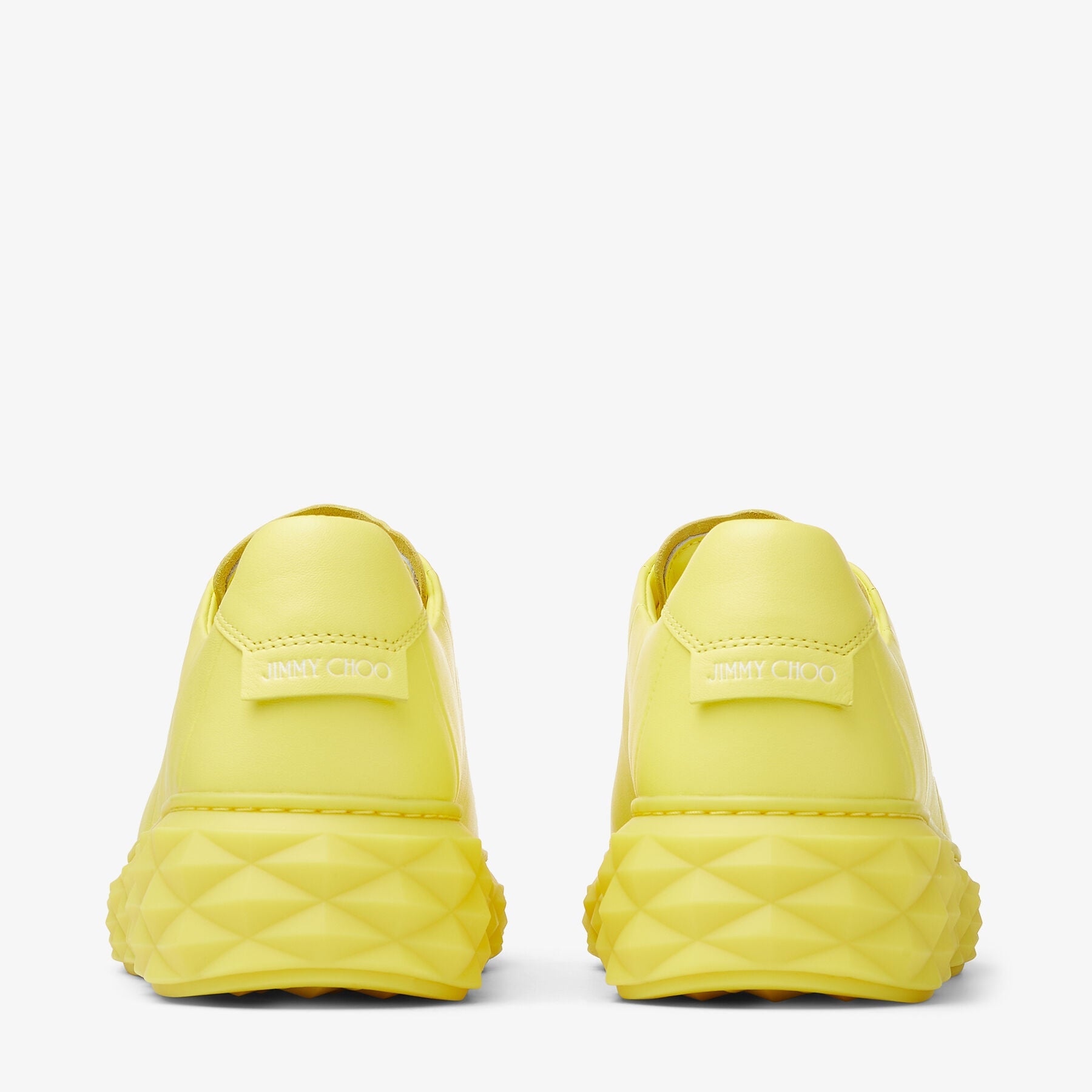 Sneakers Diamond en cuir - Soft Yellow