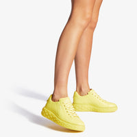 Sneakers Diamond en cuir - Soft Yellow