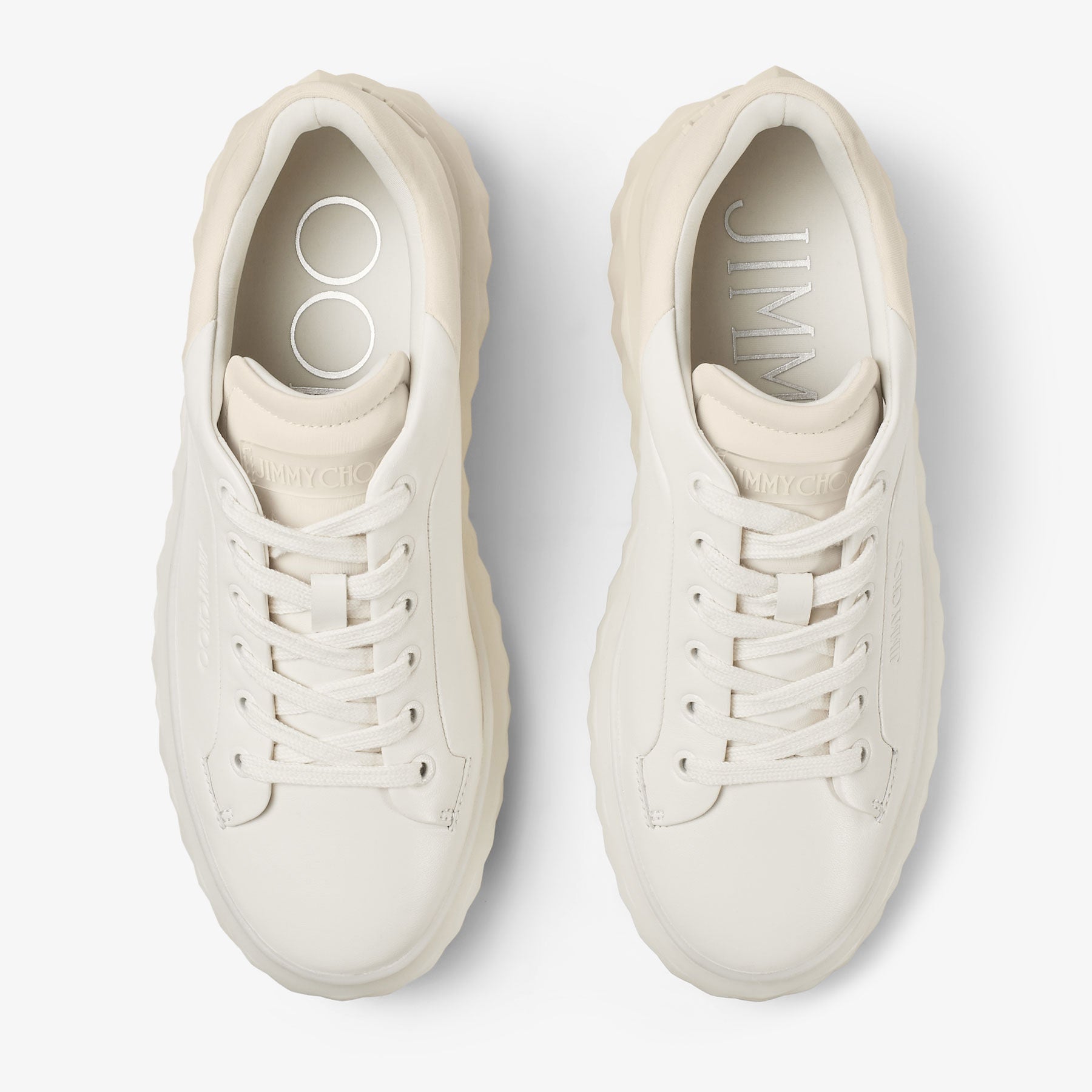 Sneakers Diamond en cuir - Latte & Bamboo Mix