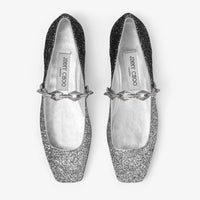 Ballerines Diamond plates à paillettes - Silver & Black