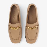 ZNO STOCK 0 / Reco 150 BISCUIT Flat DIAMOND TILDA LOAFER