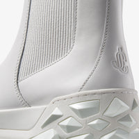 Bottines Diamond X Chelsea en cuir - White Mix