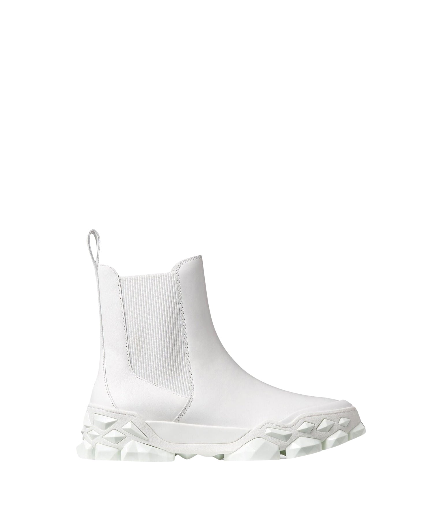 Bottines Diamond X Chelsea en cuir - White Mix