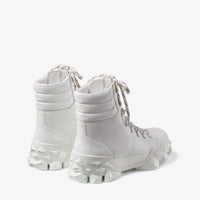 Diamond X Hike leather boots - White
