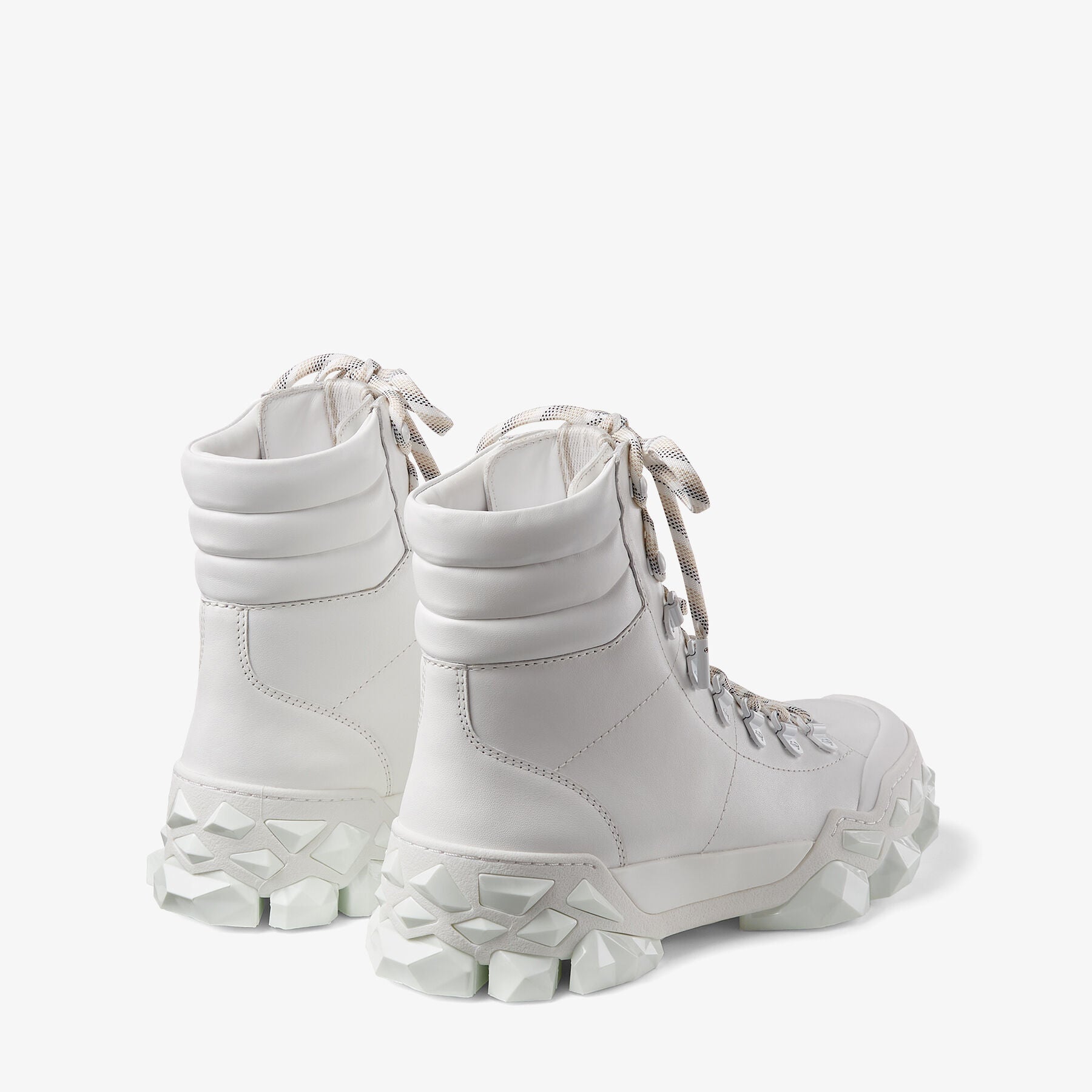 Diamond X Hike leather boots - White