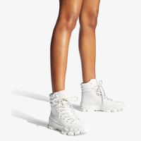 Diamond X Hike leather boots - White