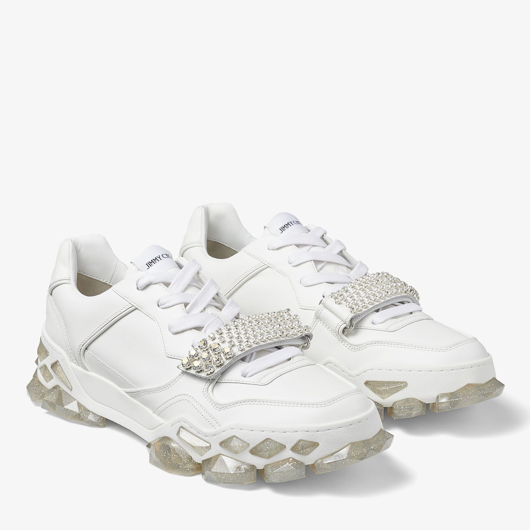 ZNO STOCK 0 DJV 17/5 ST 29% Price 260 / Reco 170 X WHITE/CRYSTAL Trainer DIAMOND X STRAP/M