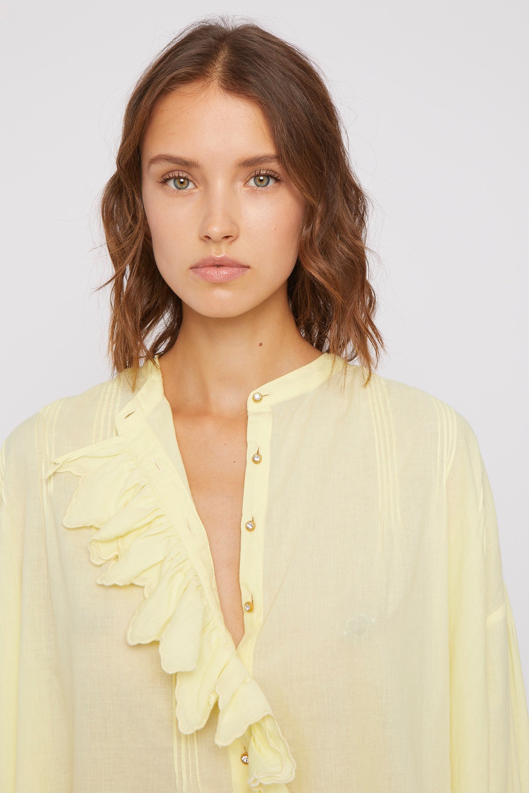 ZNOSTOCK_YELLOW ROBE DIEZ LONG - Yellow