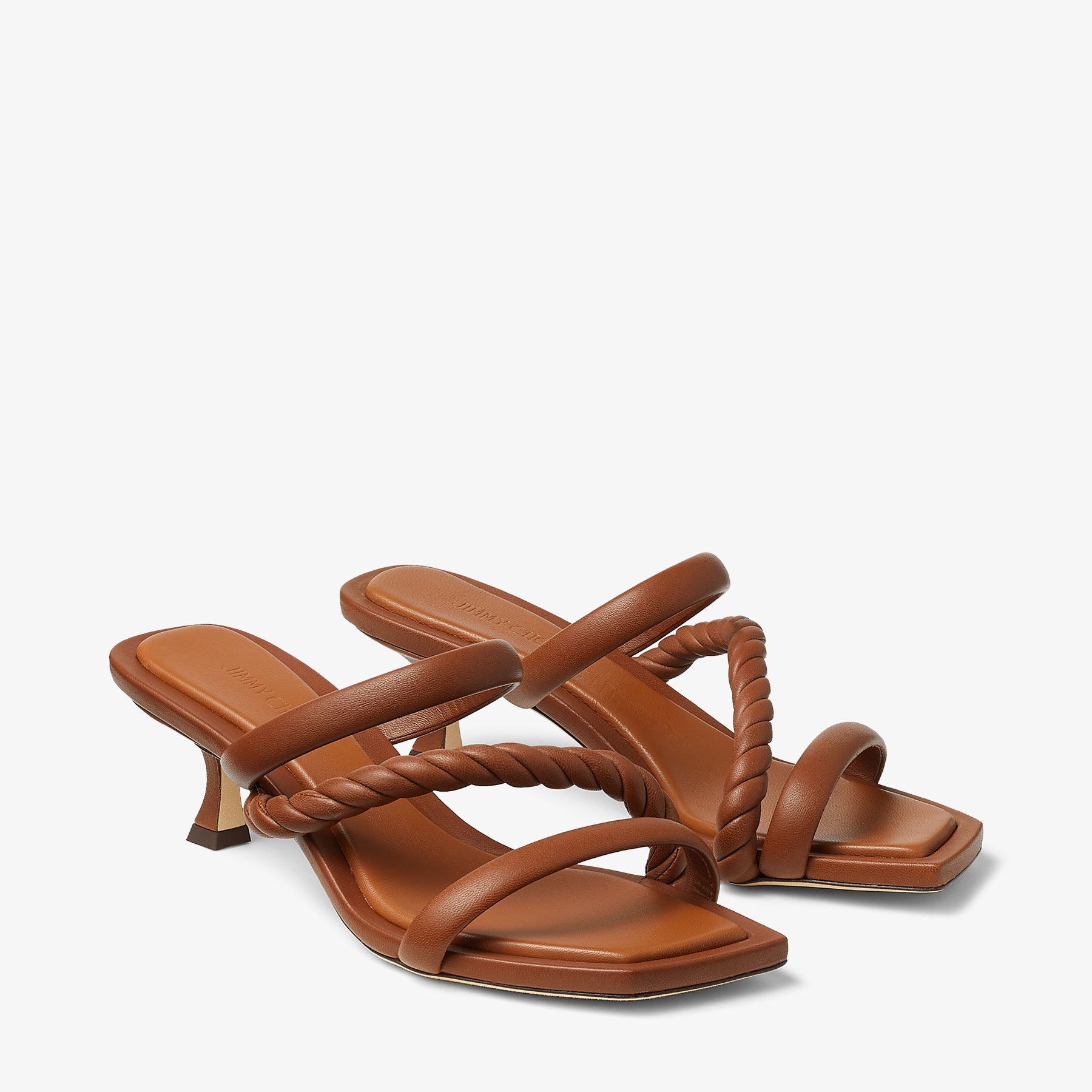 Diosa 50 mules in leather - Tan