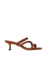 Diosa 50 mules in leather - Tan