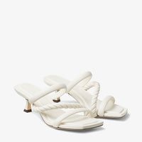Mules Diosa 50 en cuir - Latte