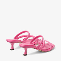 Mules Diosa 50 en cuir - Candy Pink