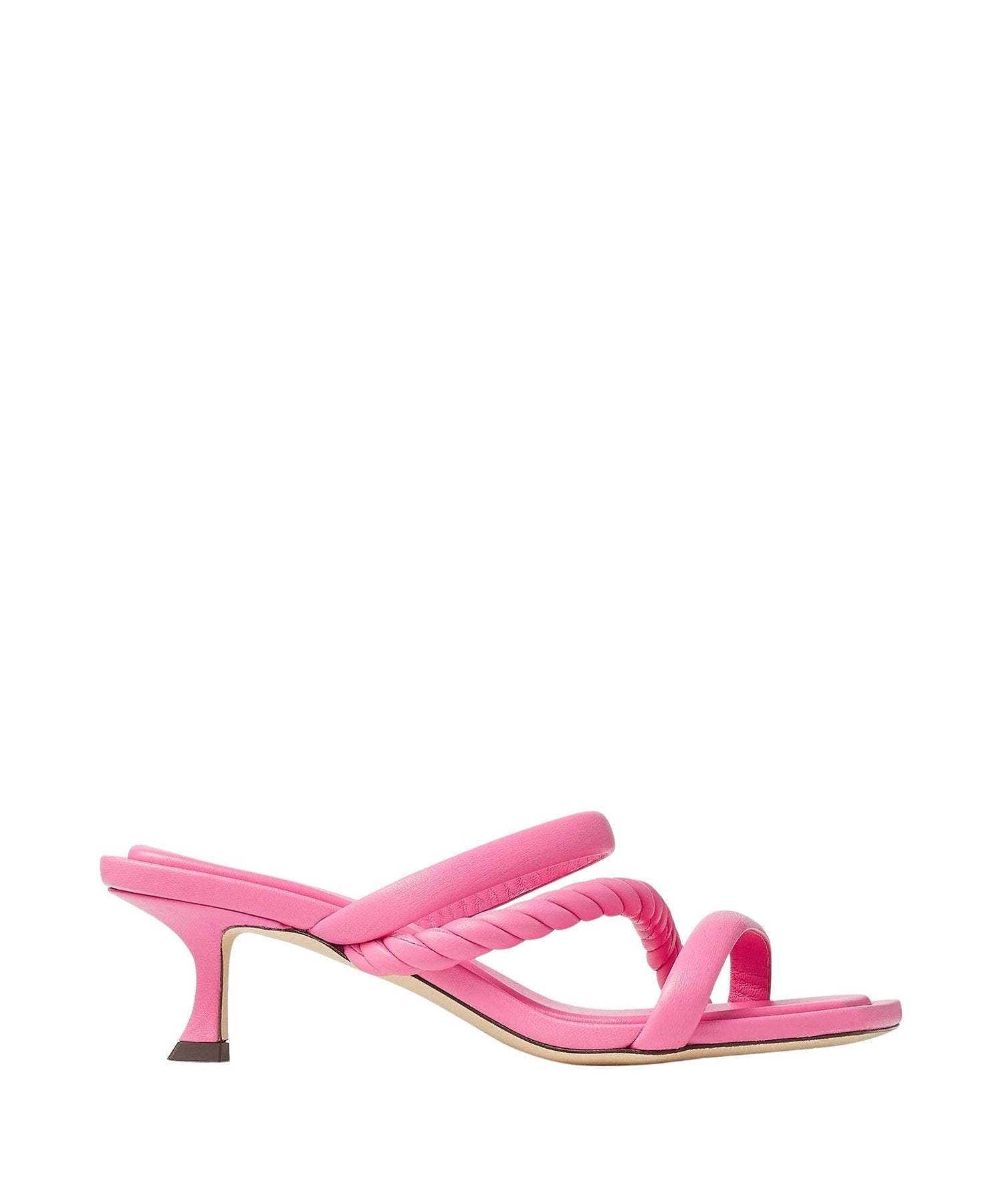 Mules Diosa 50 en cuir - Candy Pink
