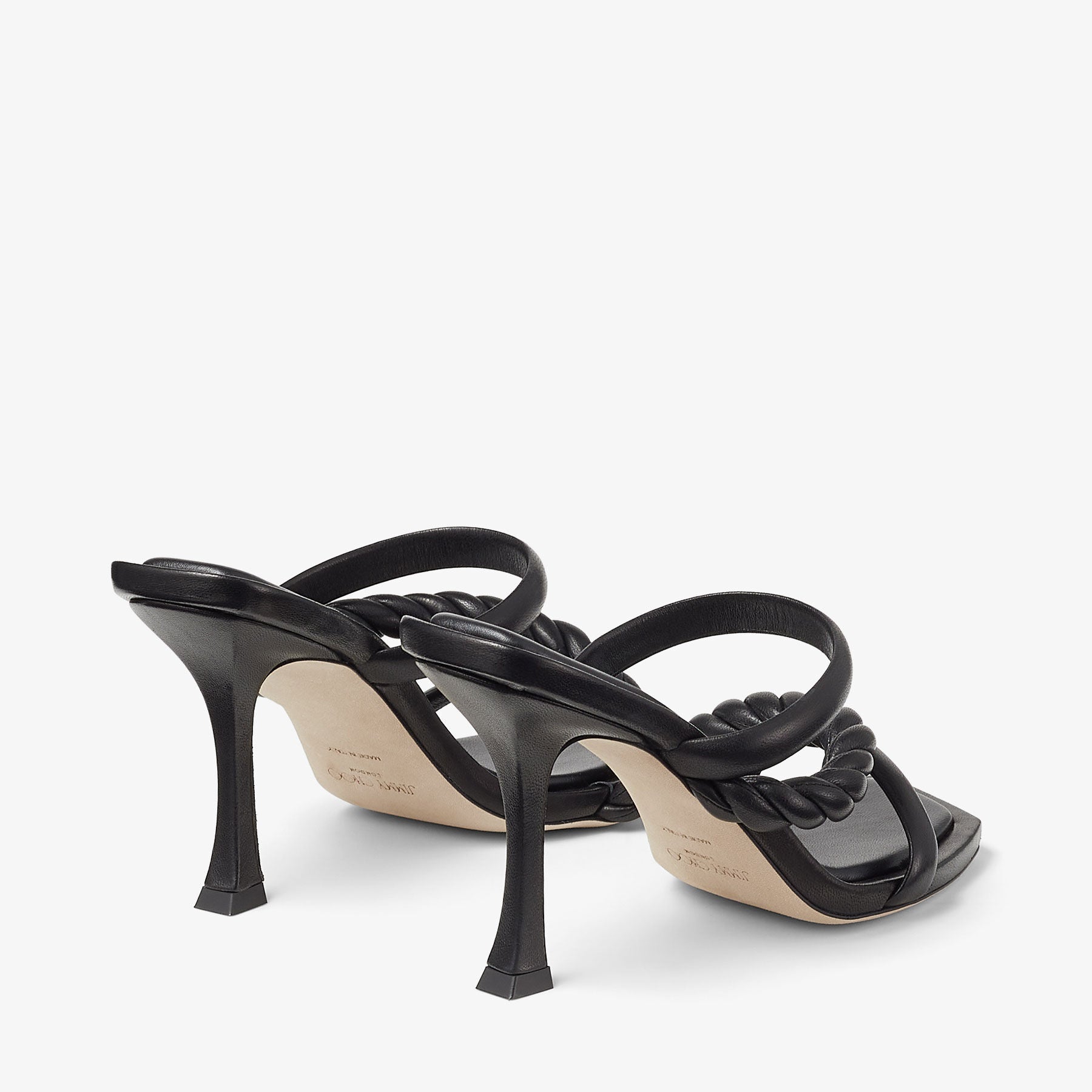 Mules Diosa 90 en cuir - Black