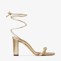 Diosa 85 sandals in leather - Gold