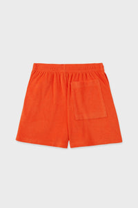 Disco Terry Short - Cerise & White