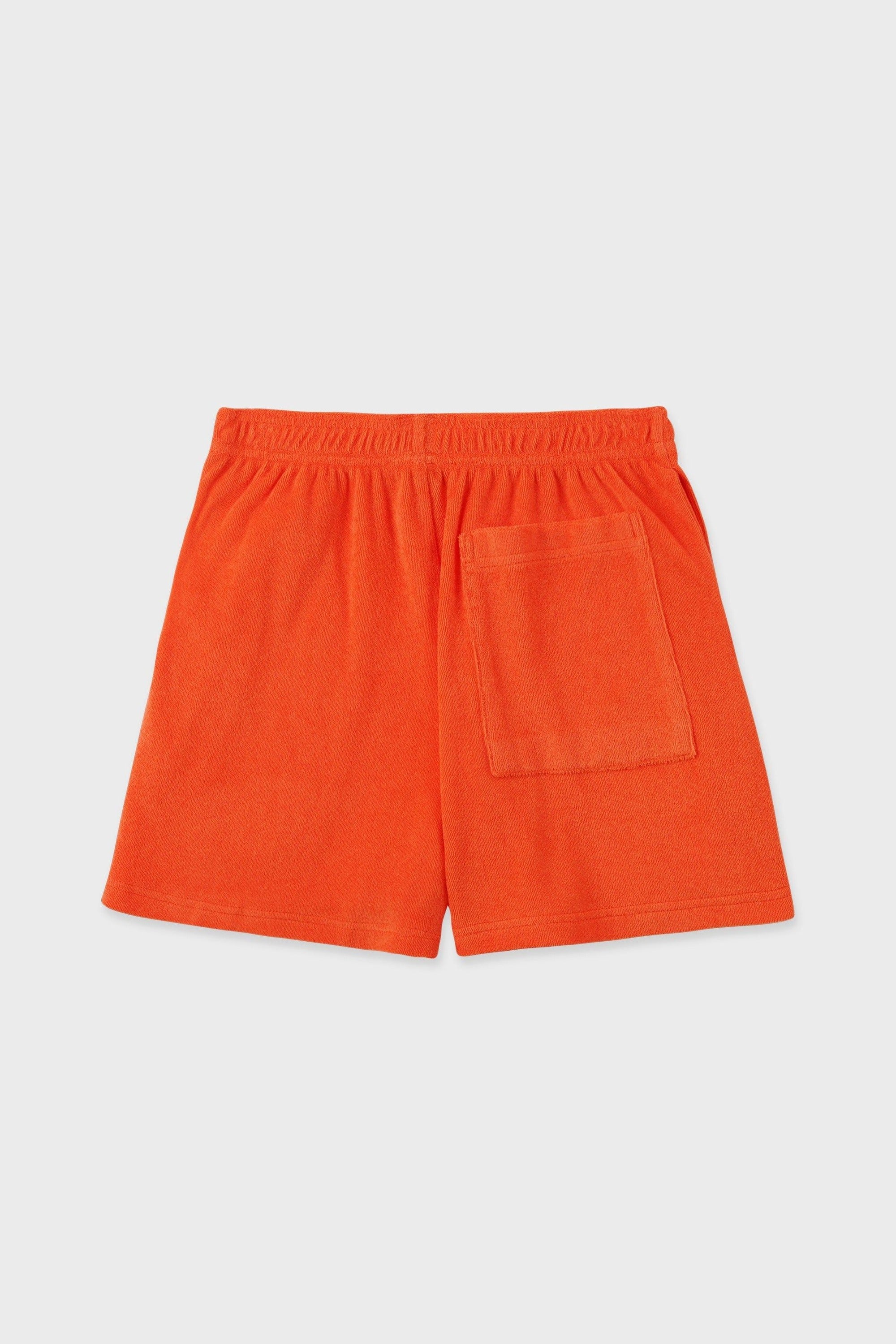 Disco Terry Short - Cerise & White