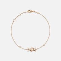 BRACELET BARBELE OR ROSE