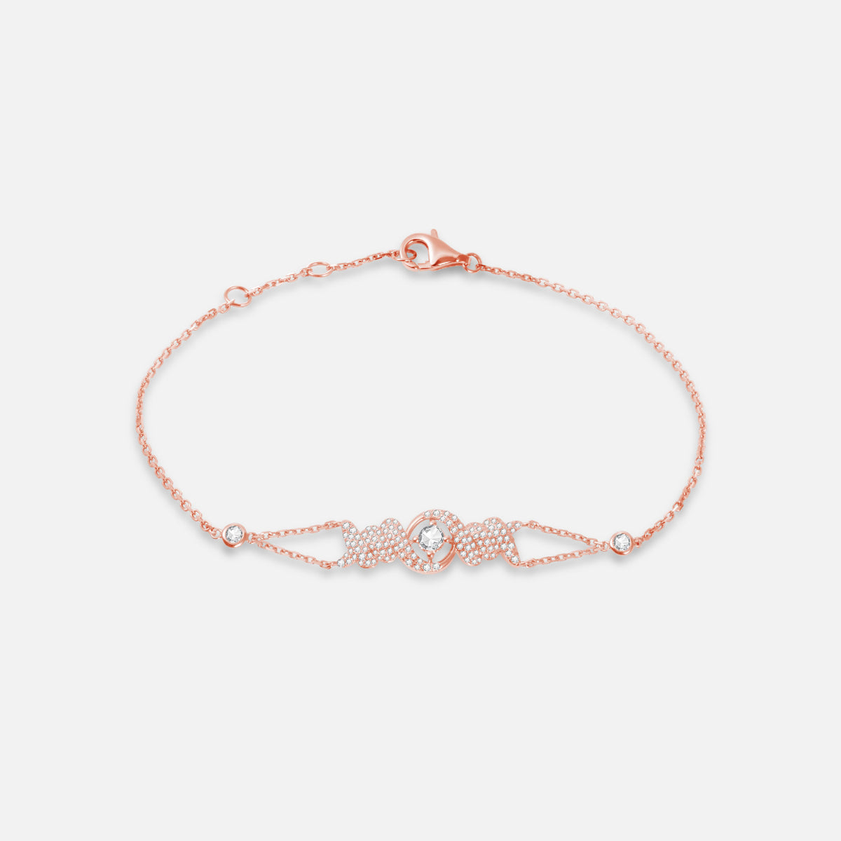 BRACELET BARBELE OR ROSE