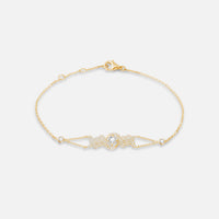 BRACELET BARBELE OR JAUNE