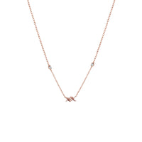 PT2_PrixTroca:700€_VentesTroca:0_QtyTroca:1_ST:0%_Collier Barbelé en Or rose 18K serti de diamants - Rose