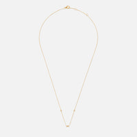 COLLIER BARBELE OR JAUNE