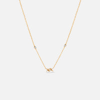 COLLIER BARBELE OR JAUNE