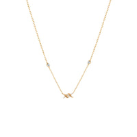 PT2_PrixTroca:700€_VentesTroca:0_QtyTroca:1_ST:0%_Collier Barbelé en Or jaune 18K serti de diamants - Jaune