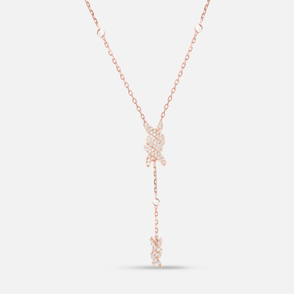 COLLIER BARBELE OR ROSE