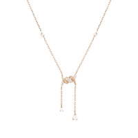 PT2_PrixTroca:910€_VentesTroca:0_QtyTroca:1_ST:0%_Collier Barbelé en Or rose 18K serti de diamants - Rose