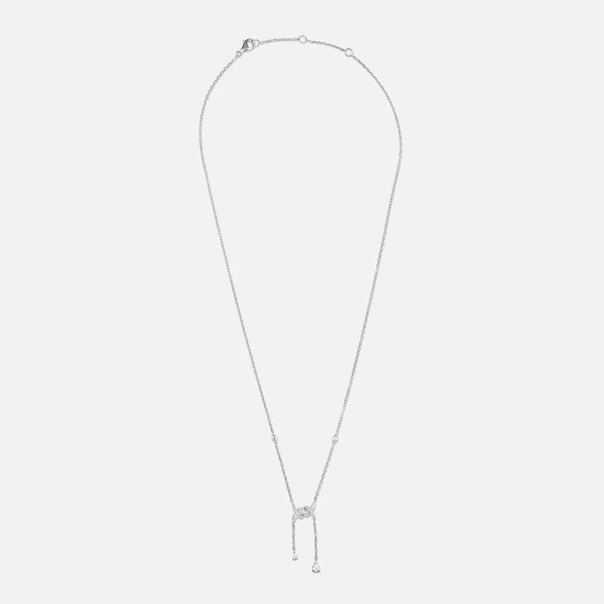 COLLIER BARBELE OR BLANC