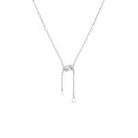 PT2_PrixTroca:910€_VentesTroca:0_QtyTroca:1_ST:0%_Collier Barbelé en Or blanc 18K serti de diamants - Blanc