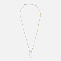 COLLIER BARBELE OR JAUNE