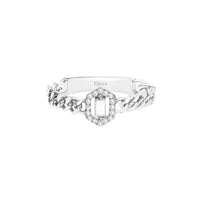 BAGUE BEVERLY HILLS OR BLANC