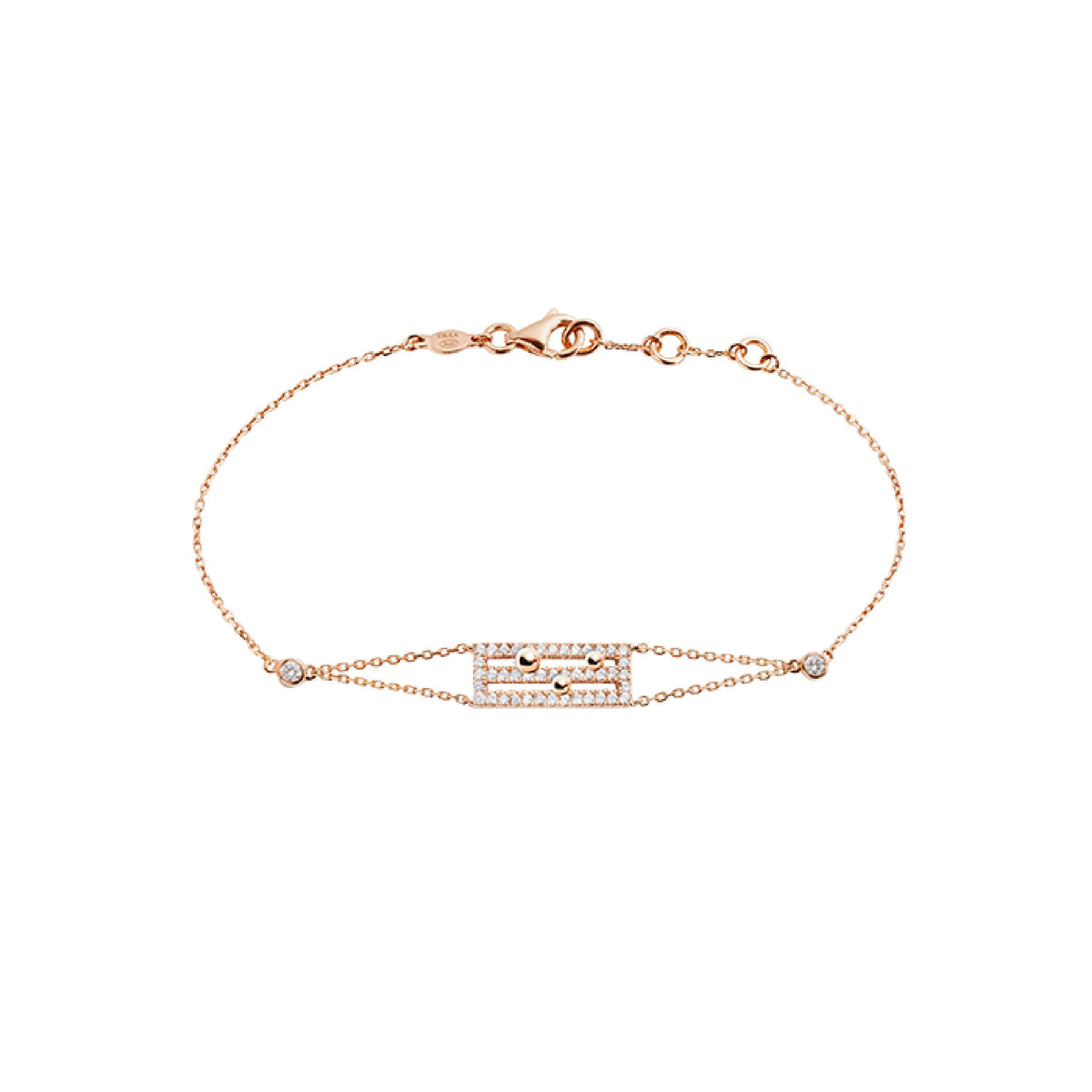 PT2_PrixTroca:740€_VentesTroca:0_QtyTroca:1_ST:0%_Bracelet Cosmic Spell en Or rose 18K serti de diamants - Rose