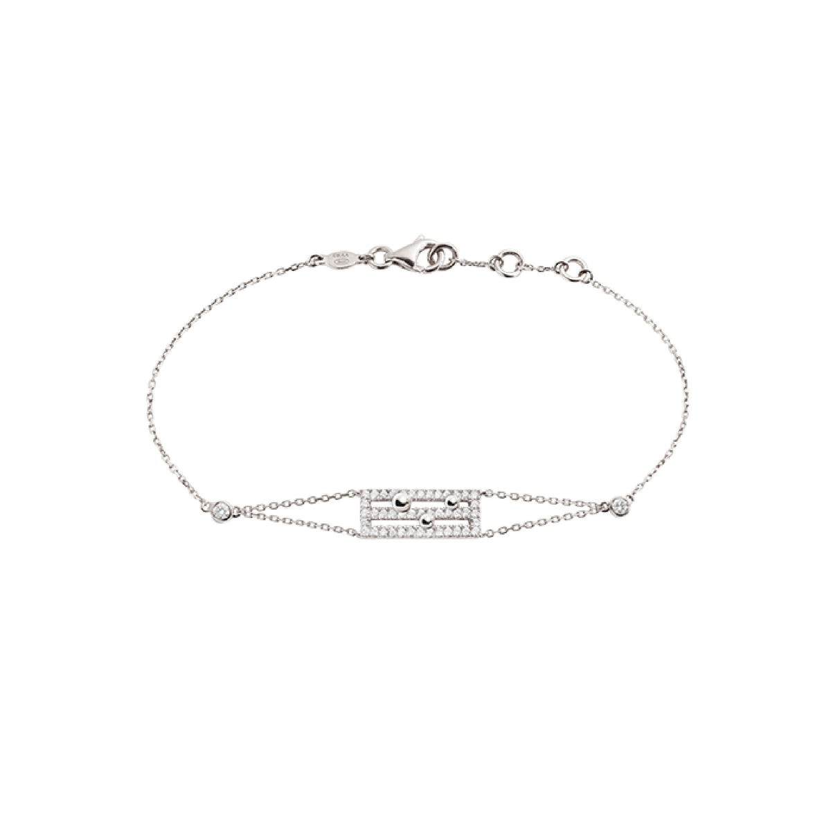 PrixTroca:740€_VentesTroca:0_QtyTroca:1_ST:0%_Bracelet Cosmic Spell en Or blanc 18K serti de diamants - Blanc