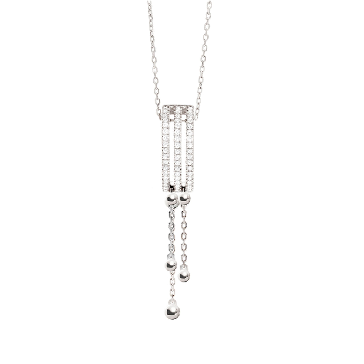 COLLIER COSMIC SPELL OR BLANC
