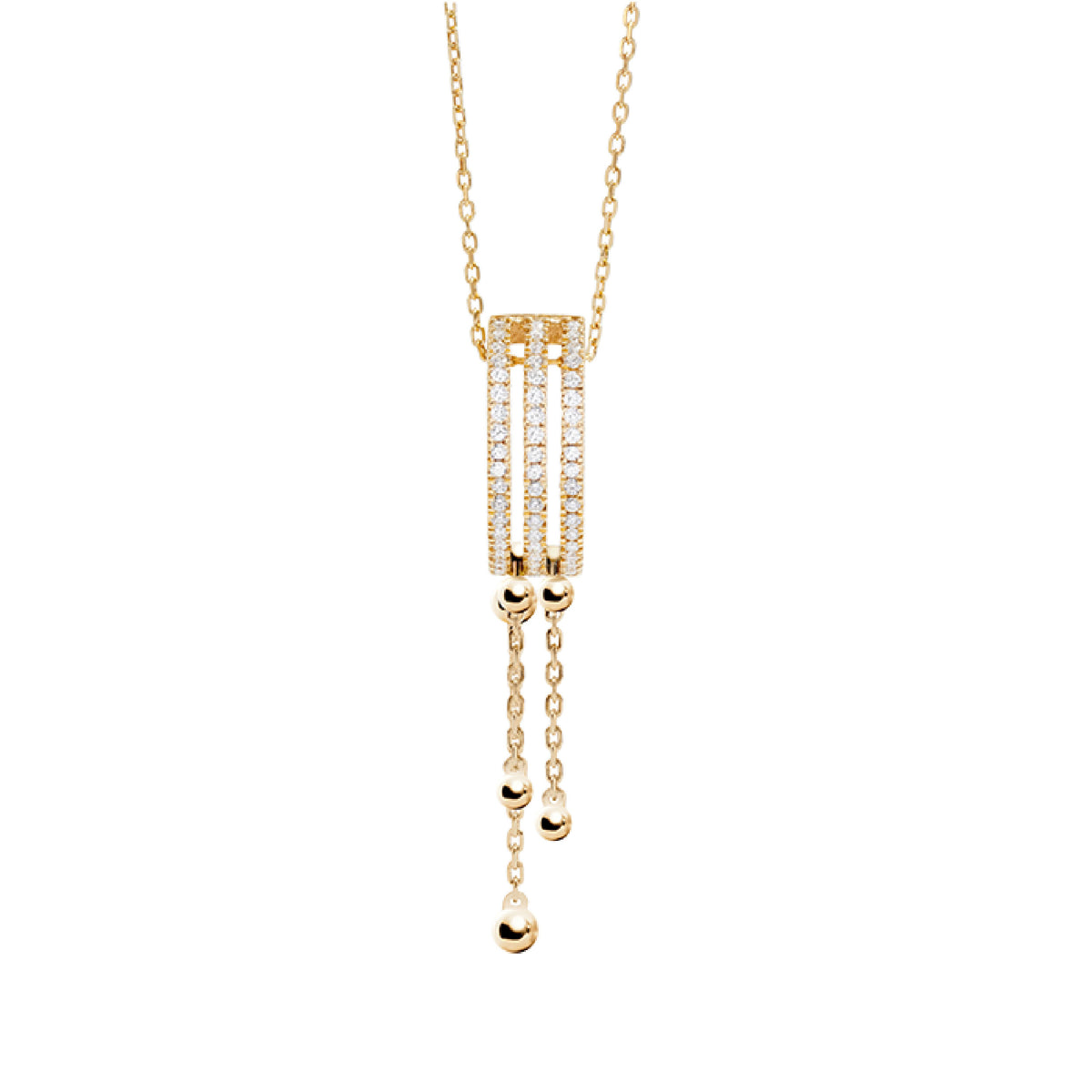 COLLIER COSMIC SPELL OR JAUNE