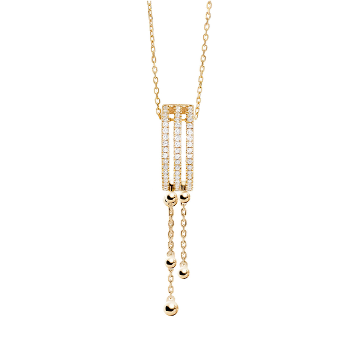 PT2_PrixTroca:875€_VentesTroca:0_QtyTroca:1_ST:0%_Collier Cosmic Spell en Or jaune 18K serti de diamants - Jaune