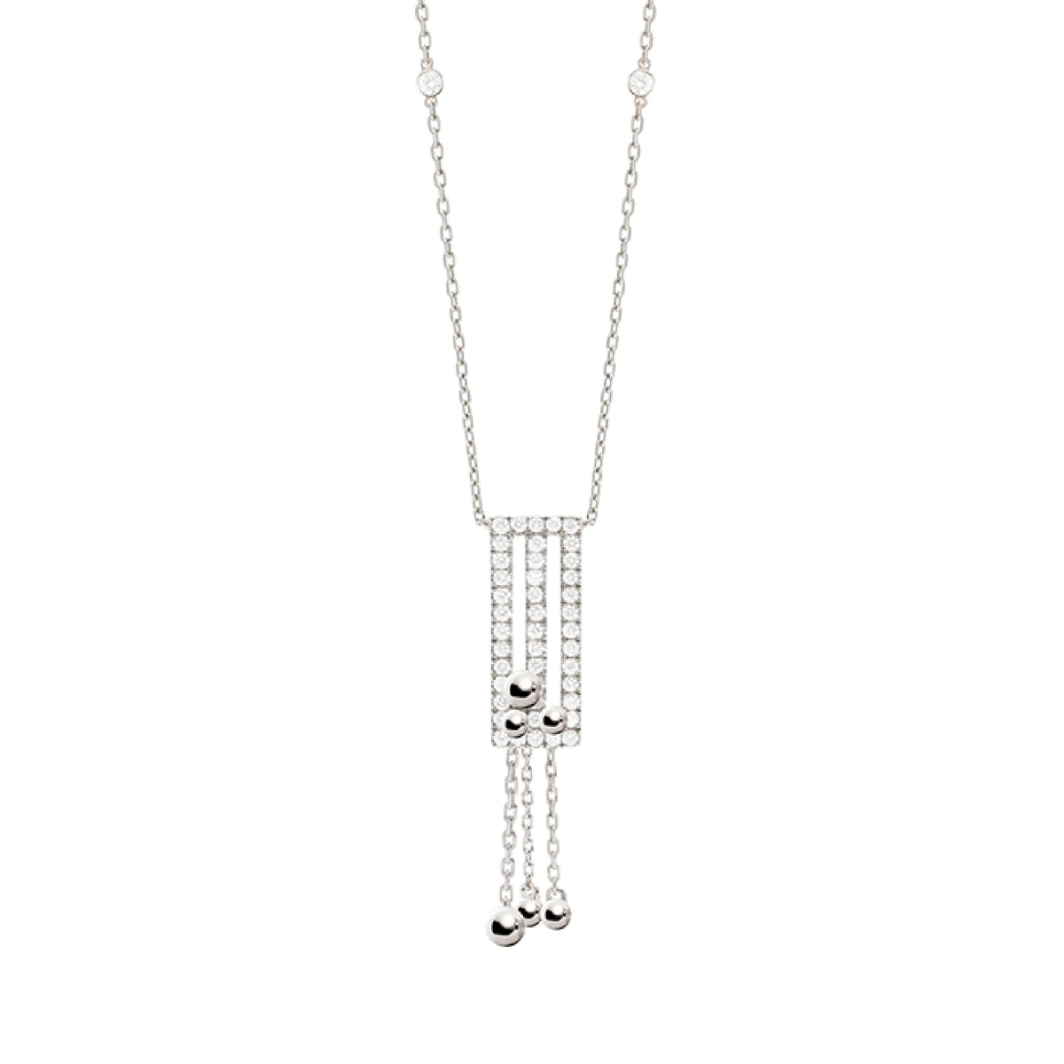COLLIER COSMIC SPELL OR BLANC