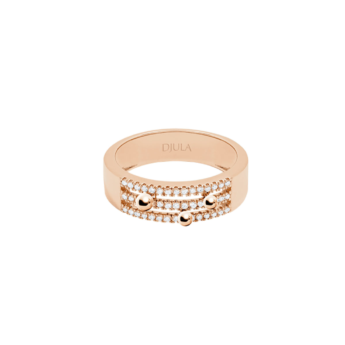 BAGUE COSMIC SPELL OR ROSE